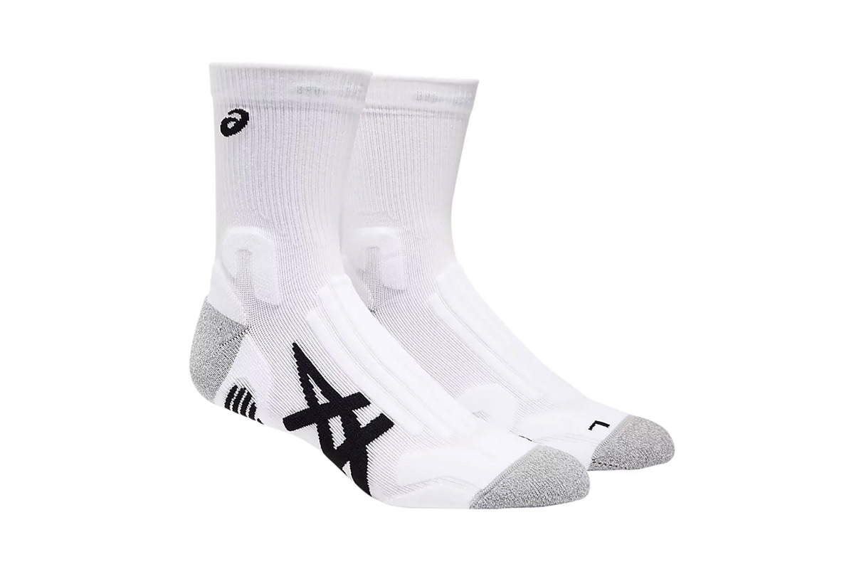 Asics Court Plus Tennis Crew Sock Κάλτσες Μεσαίου Μήκους (3043A071 100) Λευκό